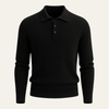 Avarel Merino Polo Knit Black