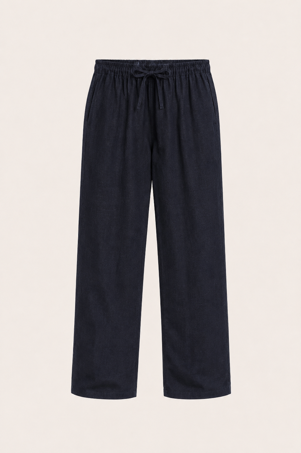 Pinaro Linen Trousers Navy