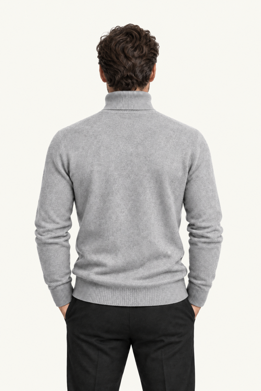 Paravi Wool Turtleneck Light Grey