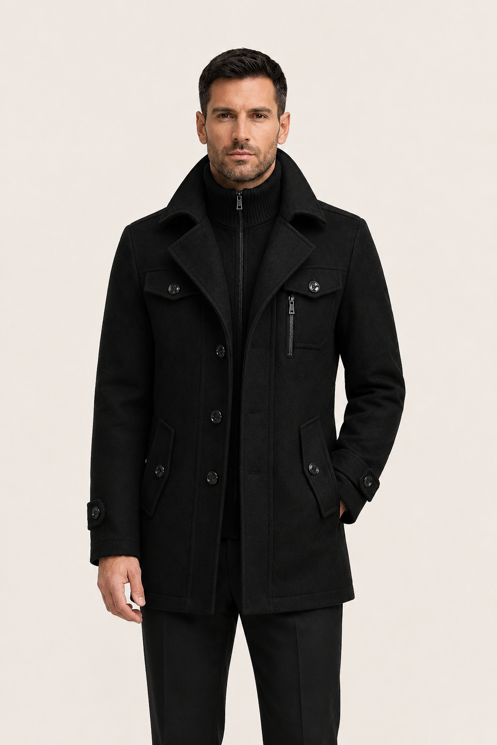 Celano Field Coat Black