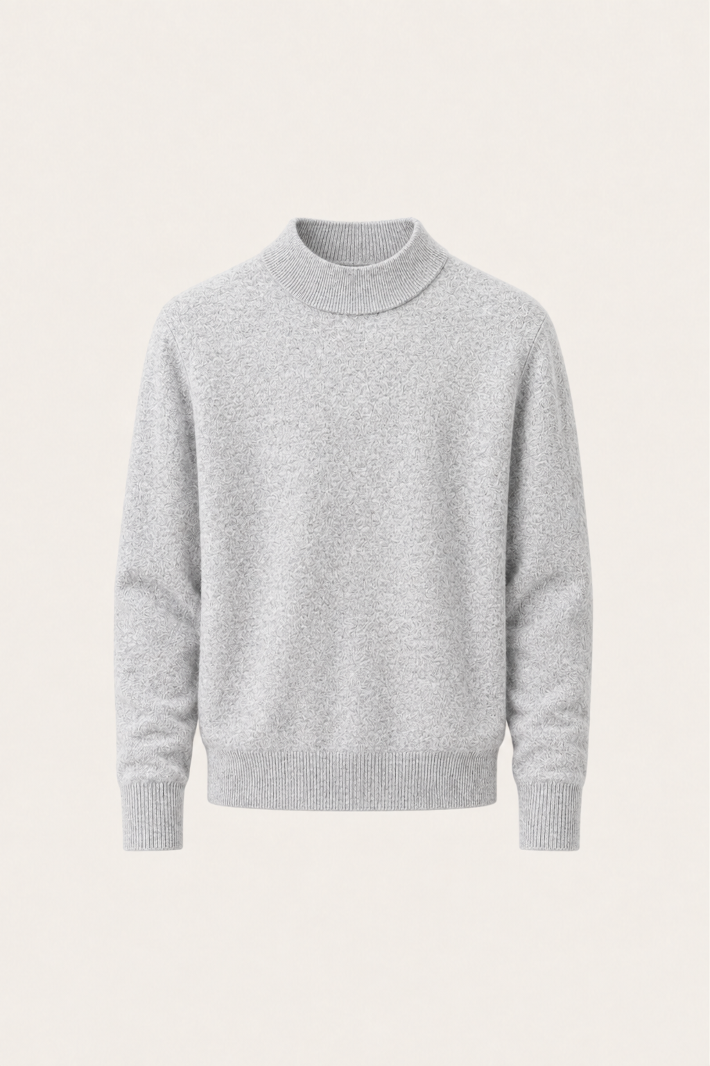 Arelio Mock Neck Light Grey