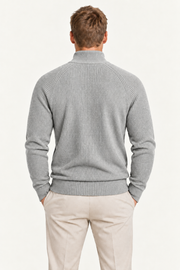 Selano Zip Knit Light Grey