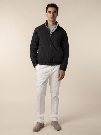 Black Reversible Resort Jacket