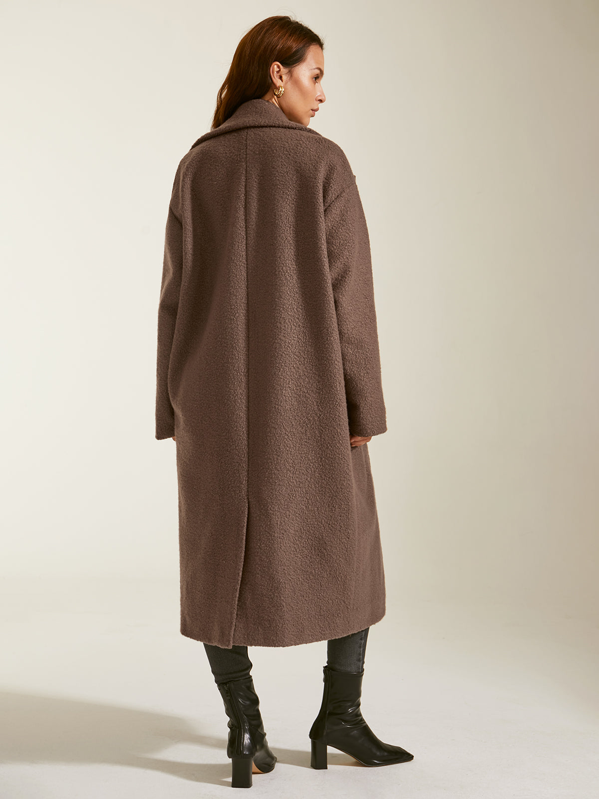 Manteau long oversize essentiel