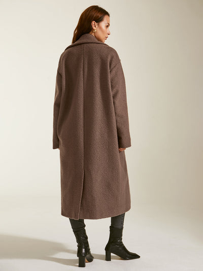 Manteau long oversize essentiel
