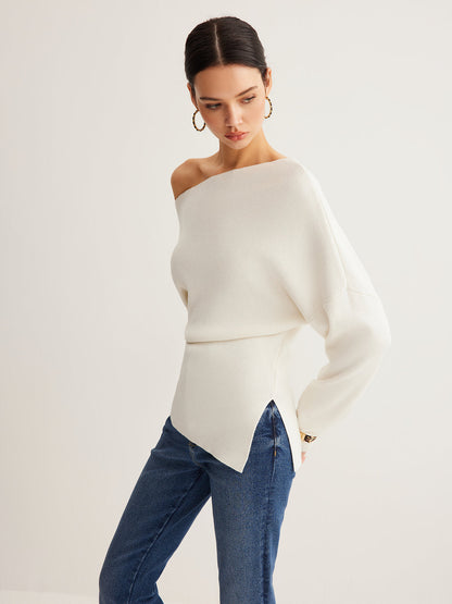 Scala Sculpted Knit White