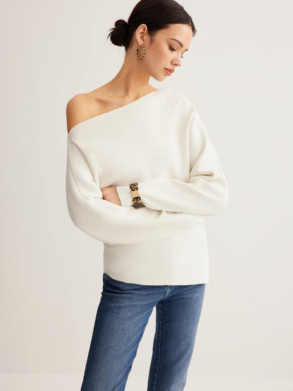 Scala Sculpted Knit White