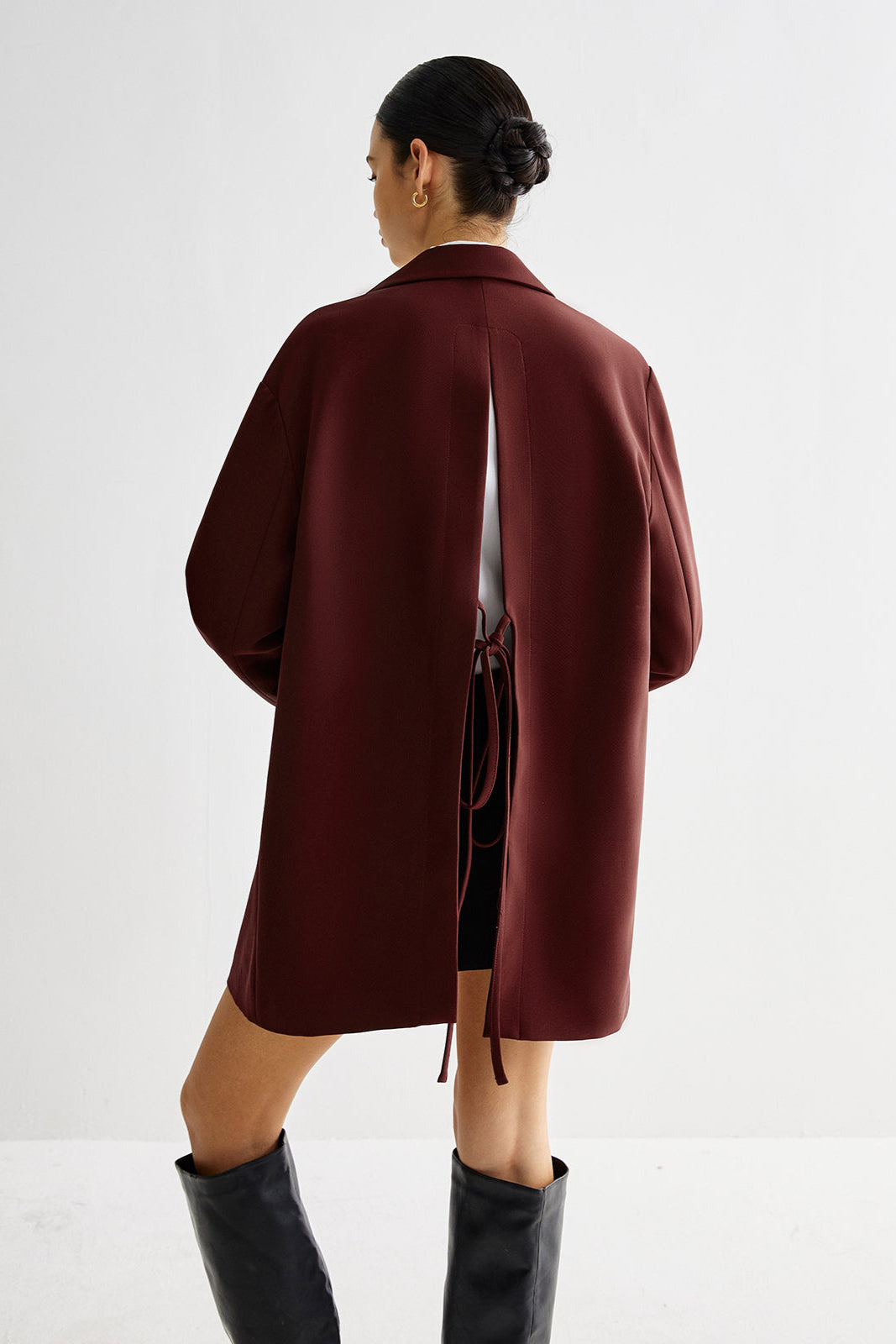 Blazer à revers noué