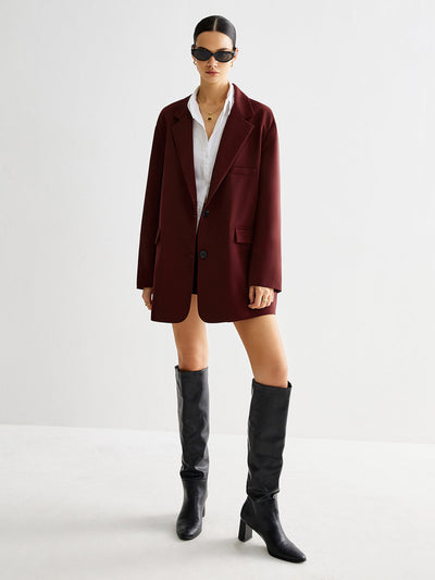 Blazer à revers noué
