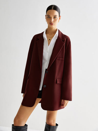 Blazer à revers noué