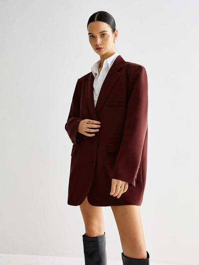 Blazer à revers noué