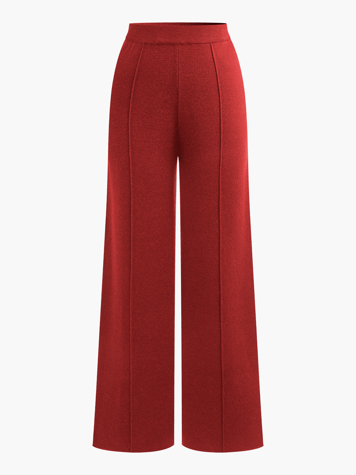 Pantalon à passepoil en laine mélangée