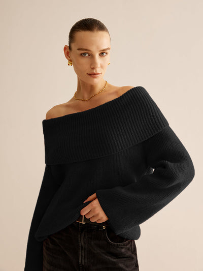 Pull côtelé à épaulettes