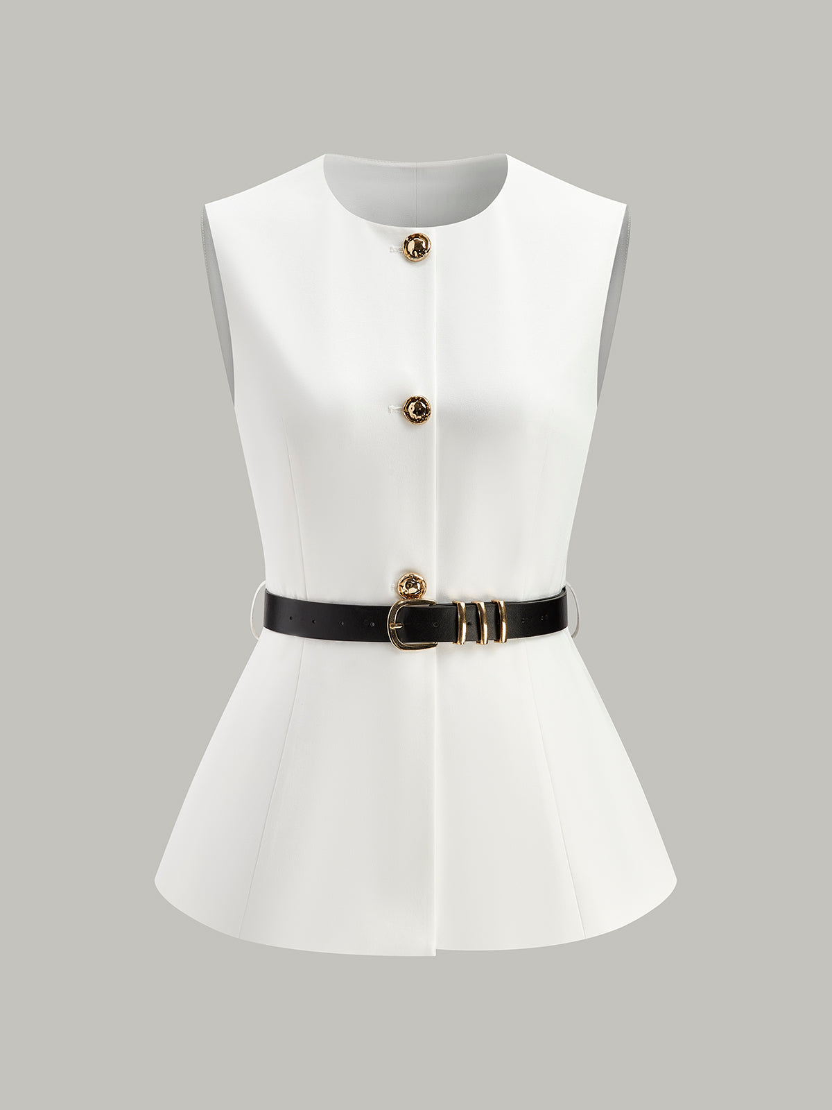 Poche à boutons avec ceinture