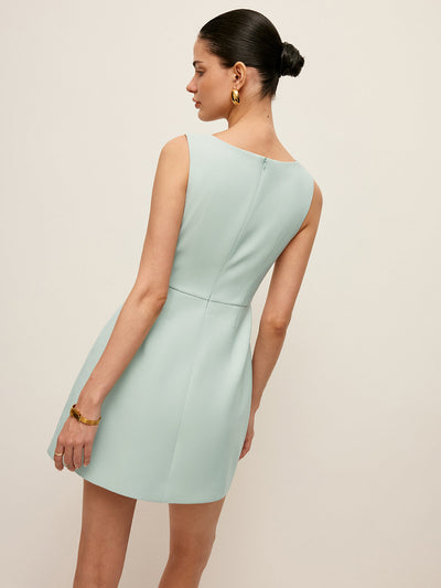 Robe sans manches à détails poches