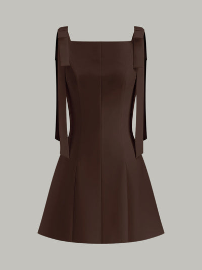 Mini-robe à bretelles