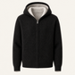 Talero Reversible Hooded Zip Knit Black/Ivory