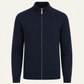 Vaniro Wool Cardigan Navy