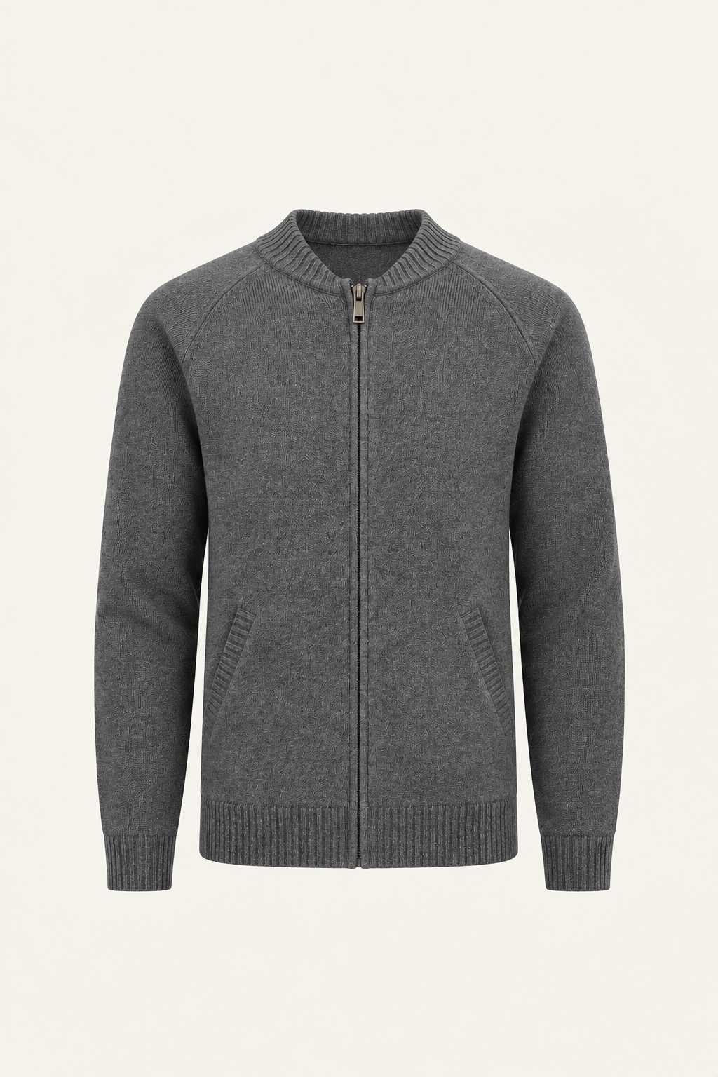 Varenu Wool Cardigan Grey