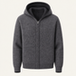Talero Reversible Hooded Zip Knit Graphite/Charcoal
