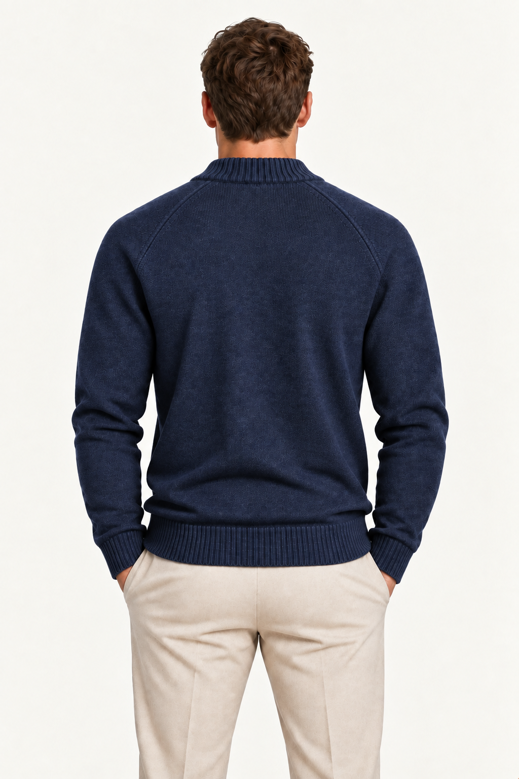 Varenu Wool Cardigan Navy