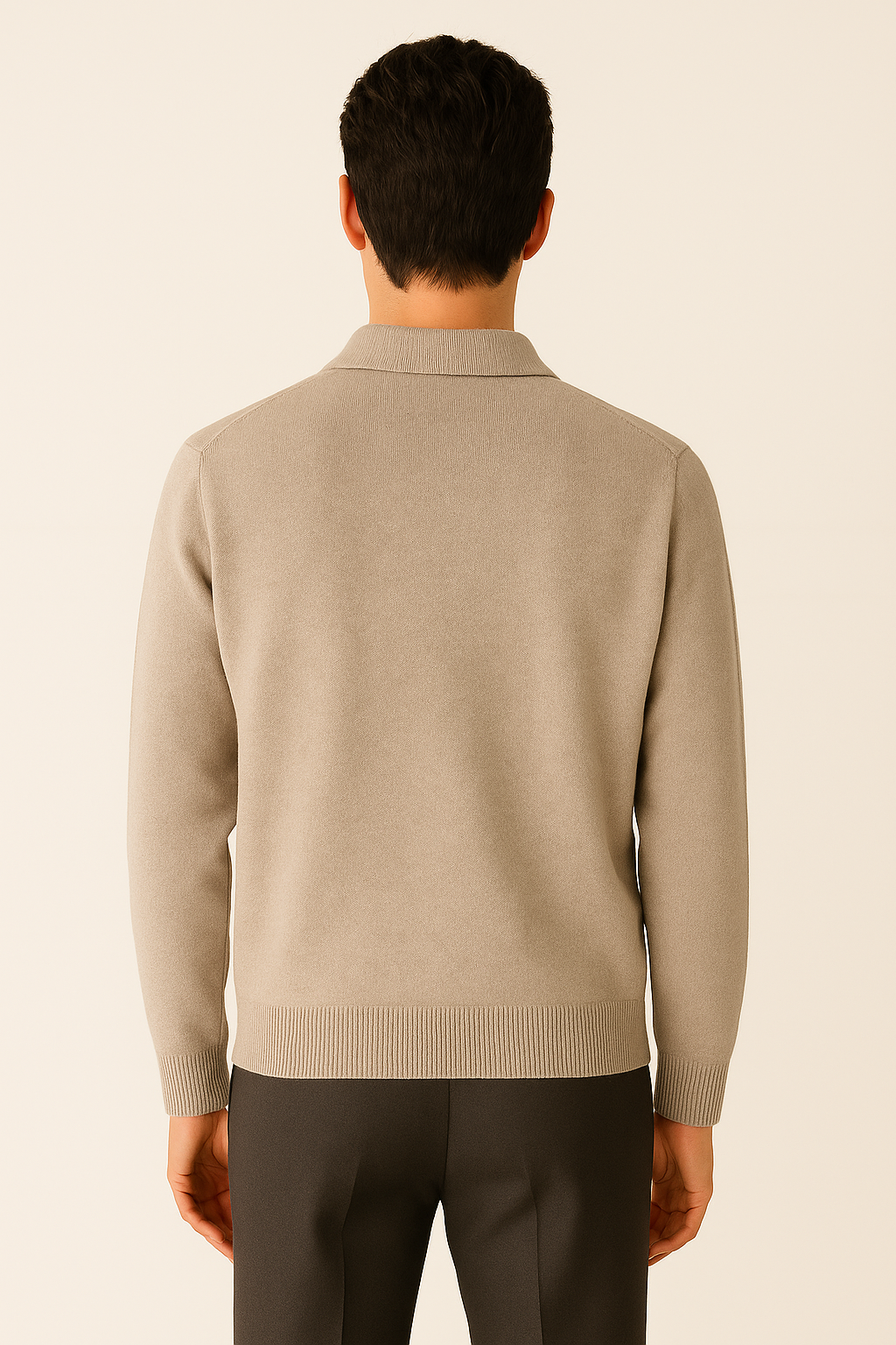 Camel Polo Cardigan