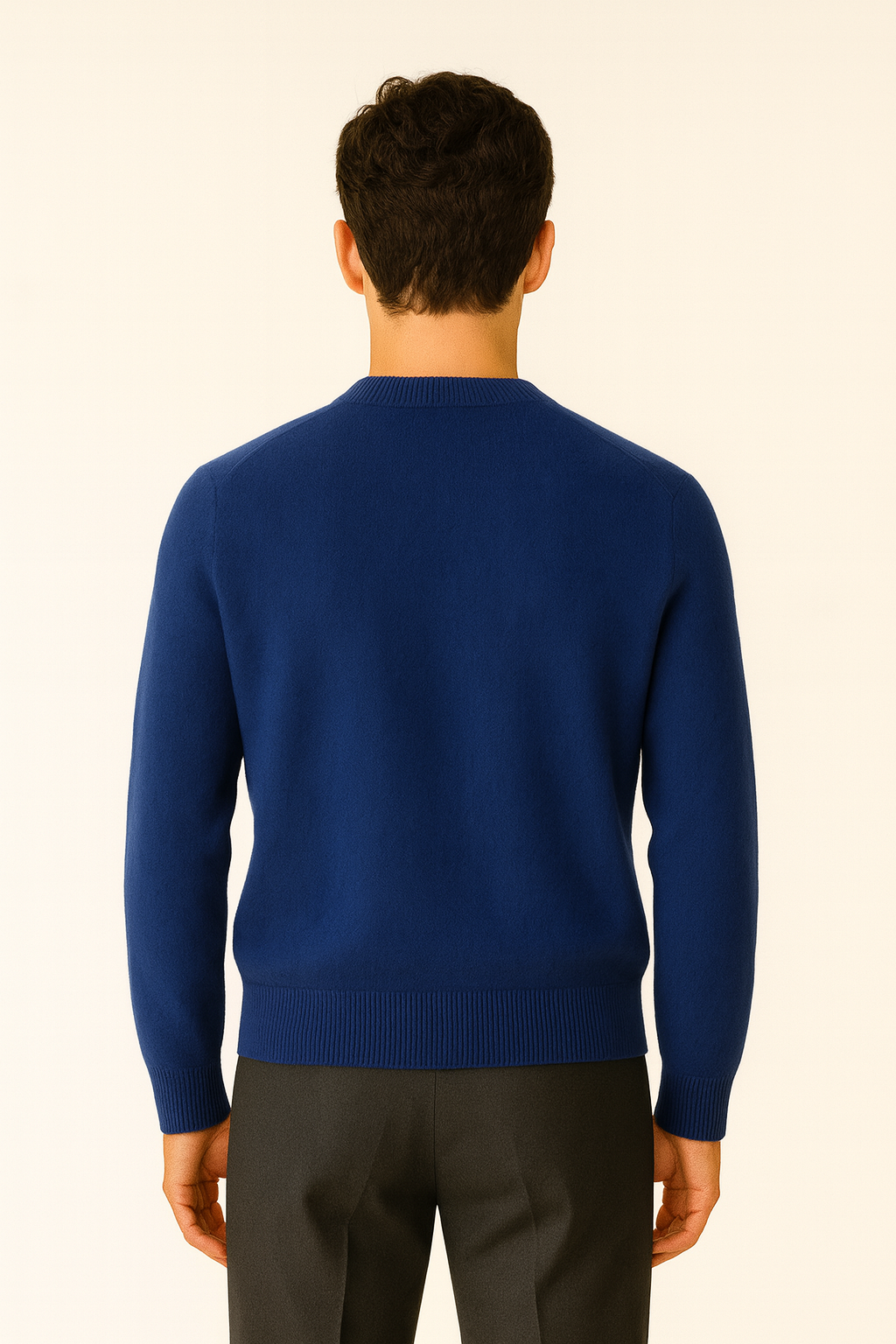 Blue Cashmere Crewneck