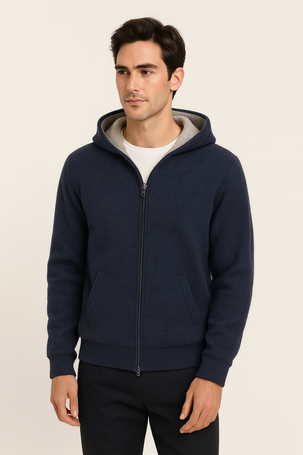 Talero Hooded Zip Knit