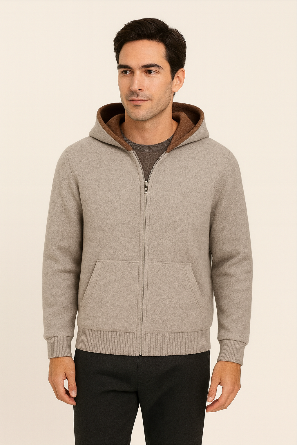 Talero Hooded Zip Knit