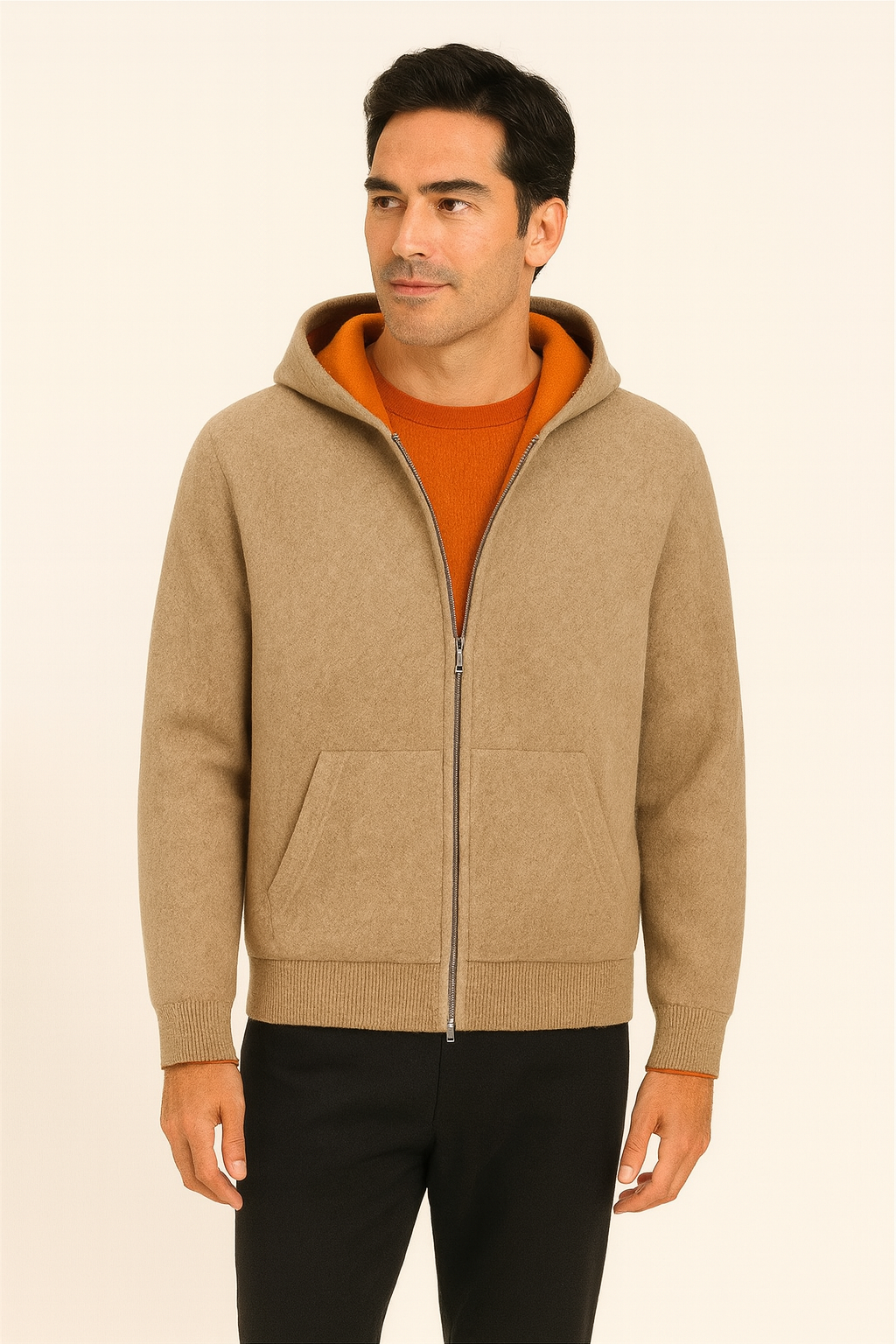 Talero Hooded Zip Knit