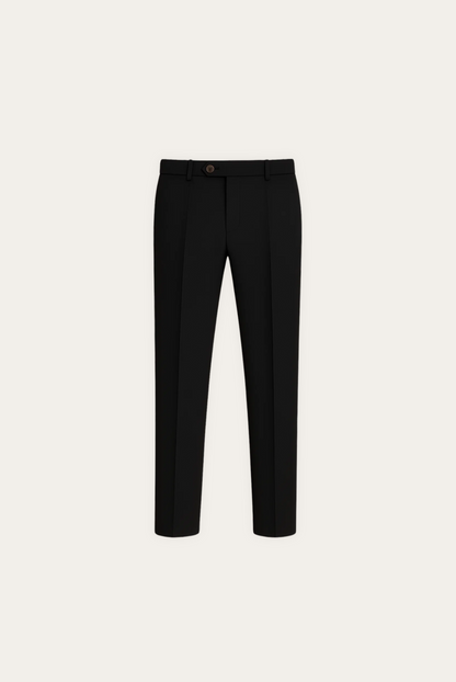 Black Elastic Pantalon