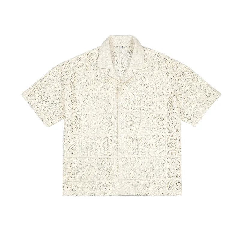 Chemise de villégiature en dentelle