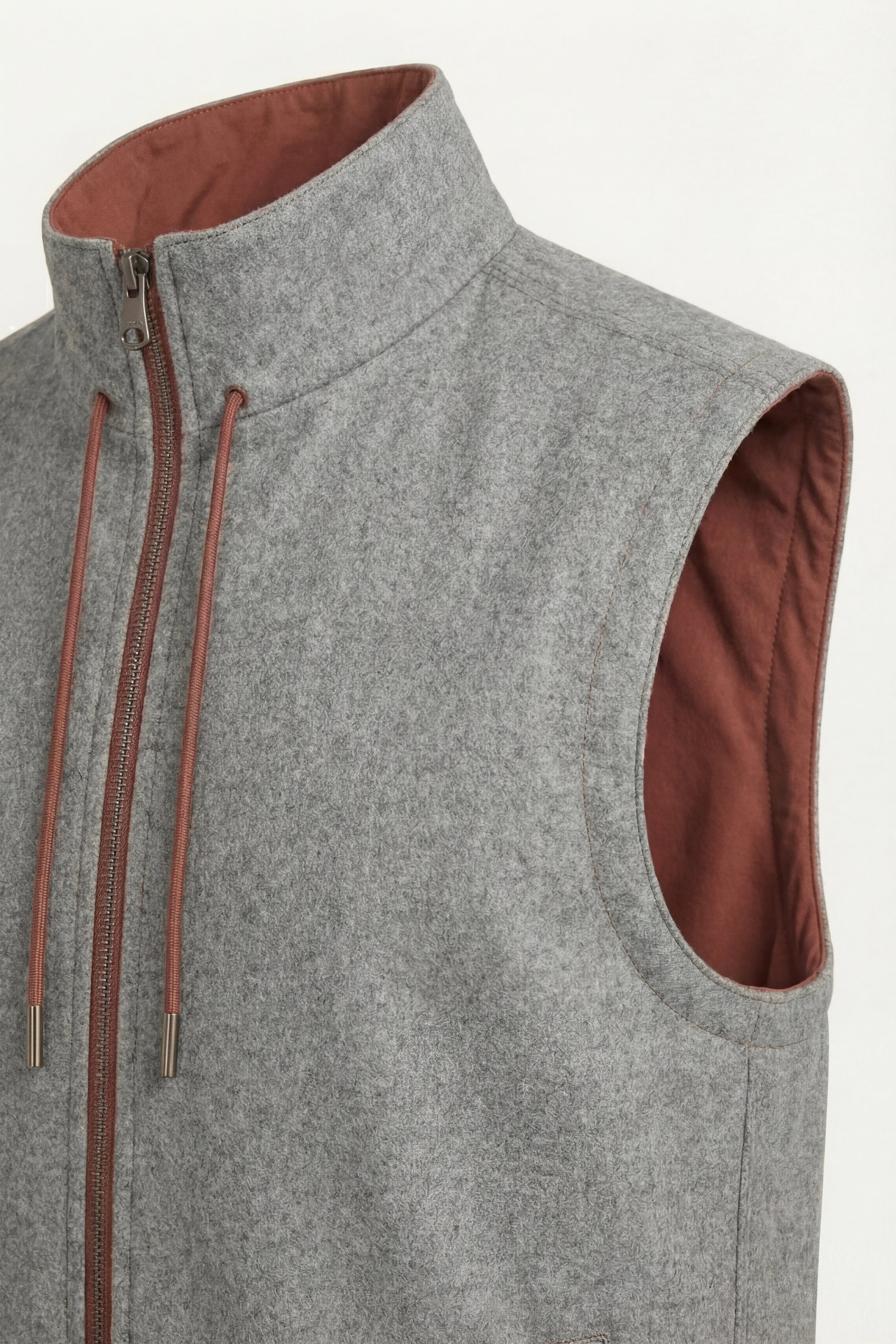 Reviro Reversible Vest Terracotta