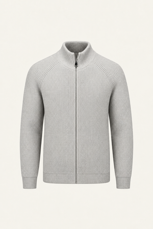 Selano Zip Knit Light Grey