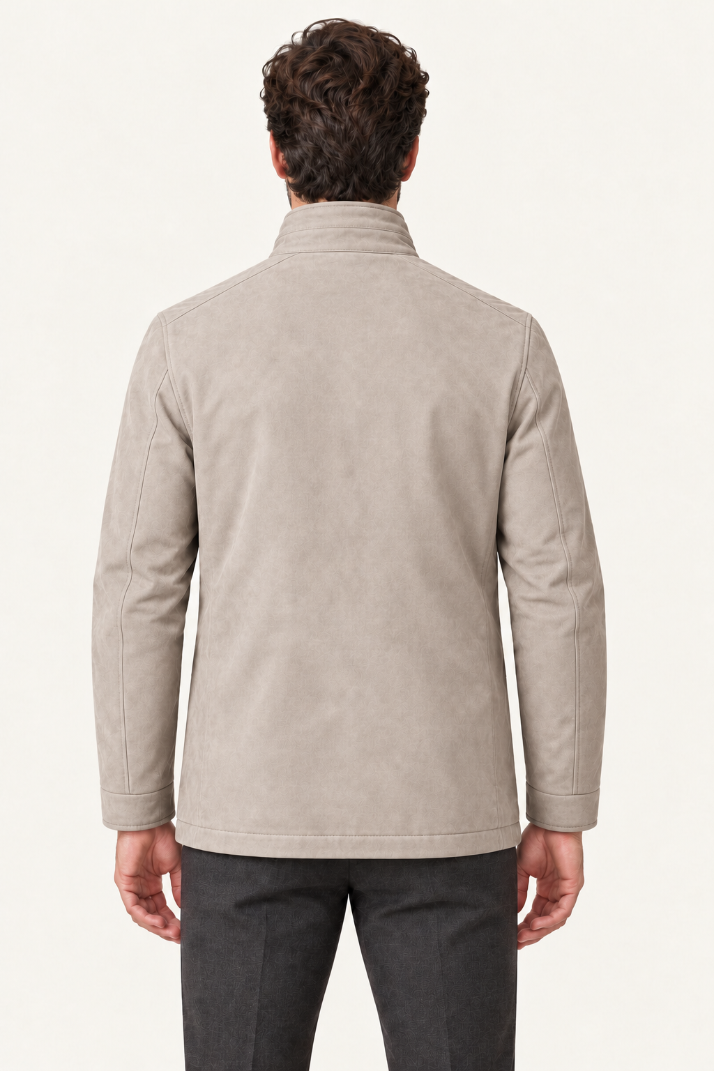 Savero Suede Coat Ivory