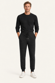 Nelaro Wool Lounge Trousers Black