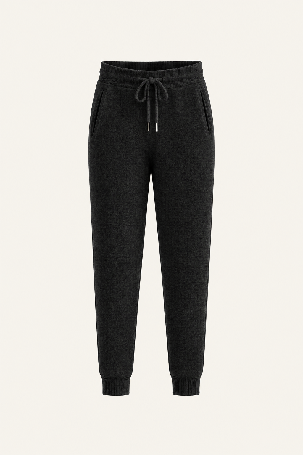 Nelaro Wool Lounge Trousers Black