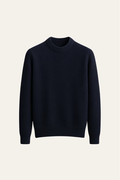 Averin Cashmere Knit Navy