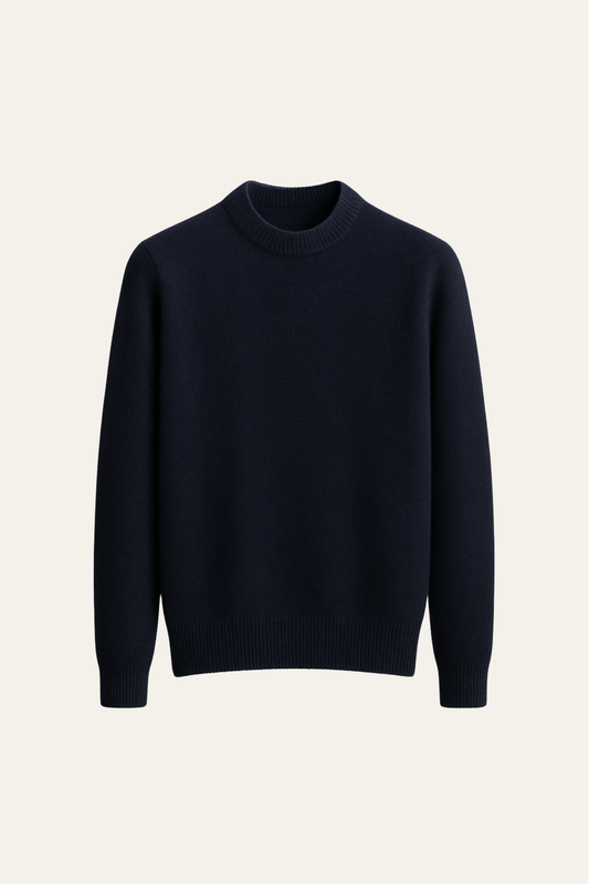 Averin Cashmere Knit Navy