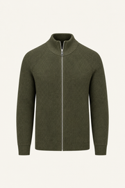 Selano Zip Knit Olive