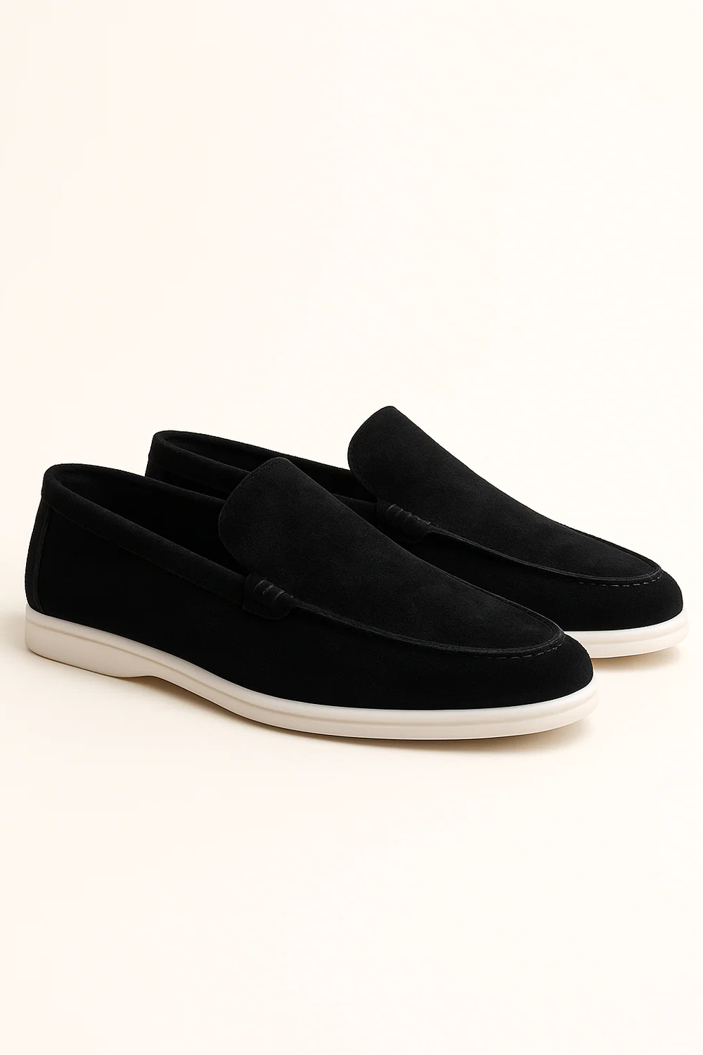 Ladore Suede Loafers Black