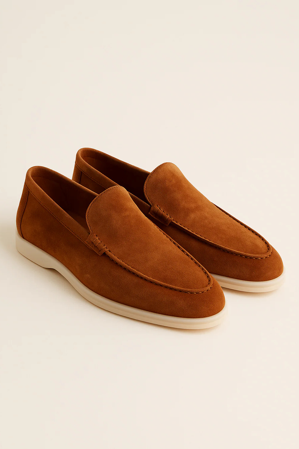 Ladore Suede Loafers Terracotta