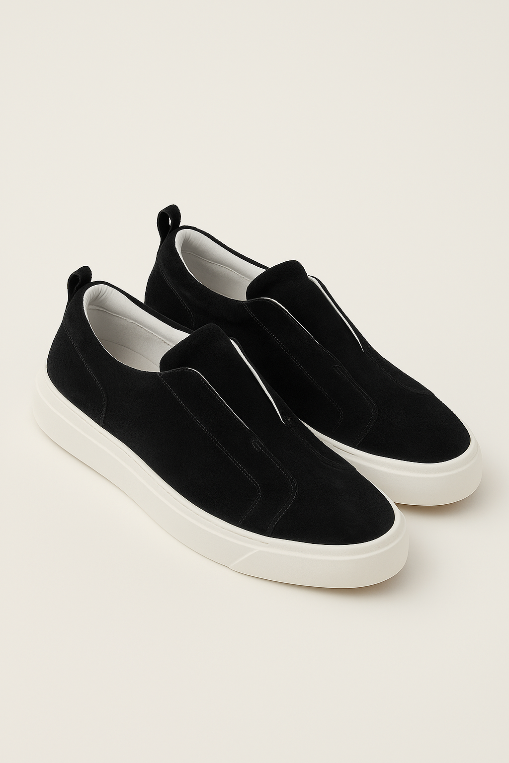 Ladore Suede Slip-On Black