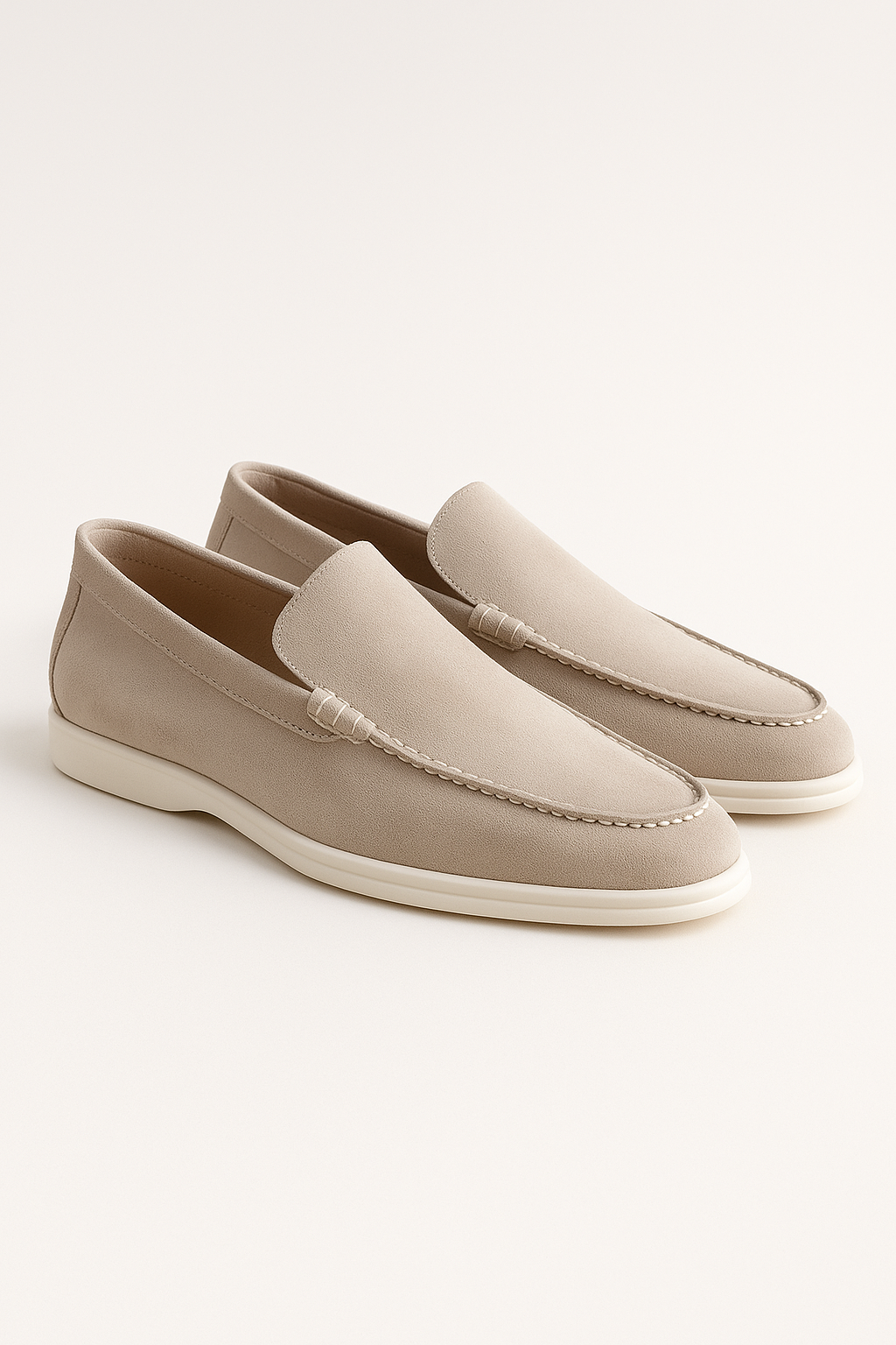 Ladore Suede Loafers Beige