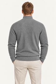 Selano Zip Knit Grey