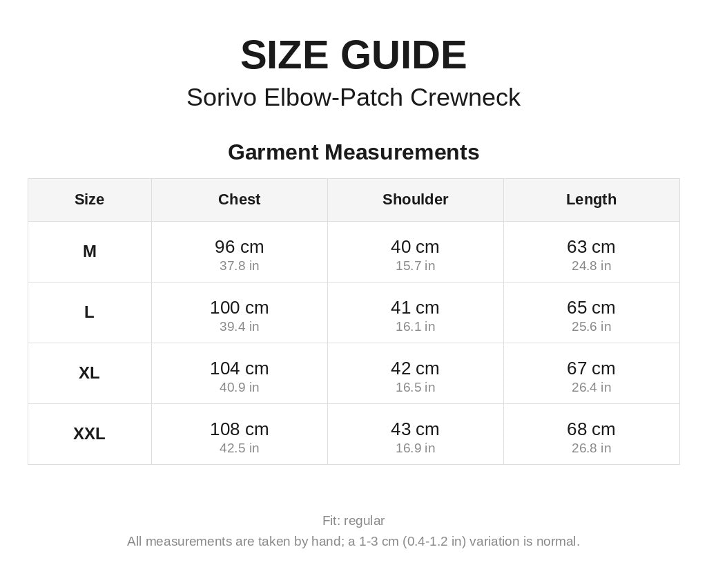 Sorivo Elbow-Patch Crewneck Red