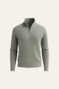 Arelon Cashmere Zip Knit Green