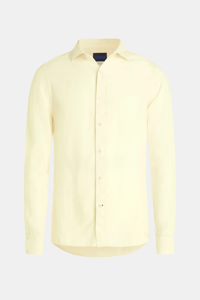 Ladore - Chemise en lin jaune clair