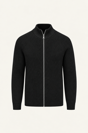 Selano Zip Knit Black