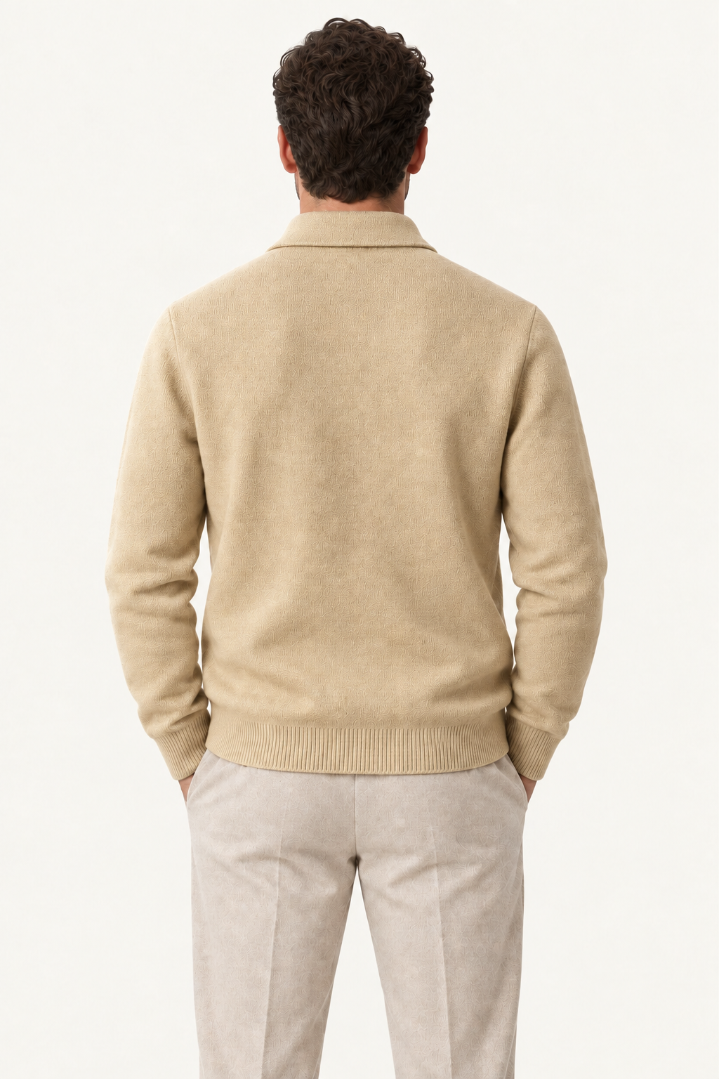 Silavo Wool Cardigan Camel